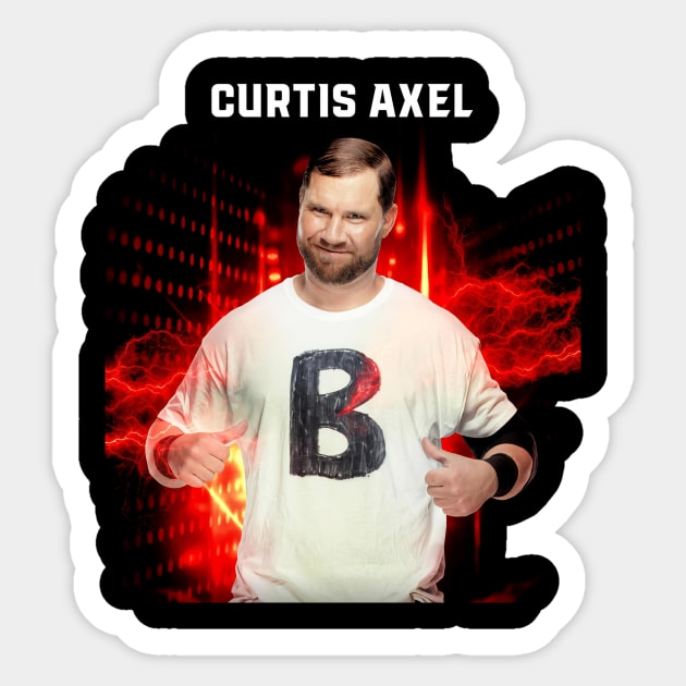 Curtis Axel Sticker by Crystal and Diamond